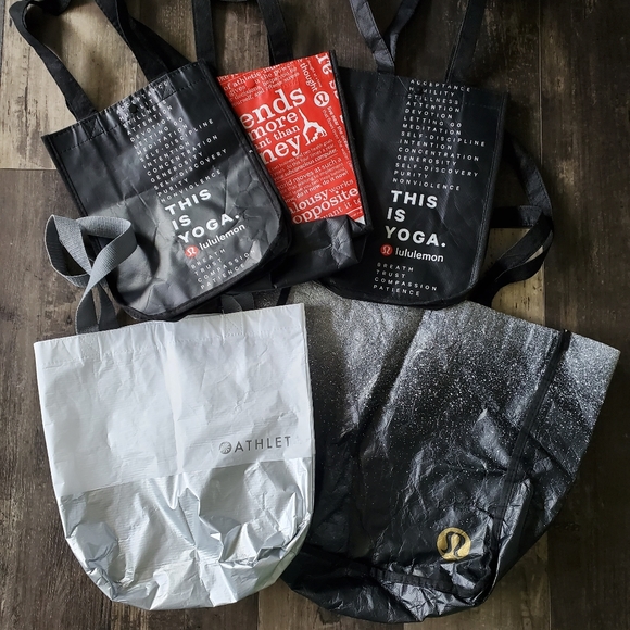 lululemon athletica Handbags - Lululemon Reusable bags bundle